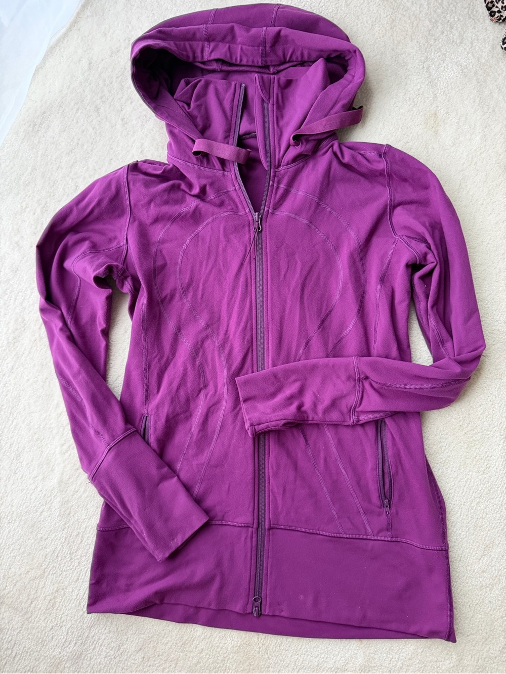 Lululemon Stride Hooded Full-Zip Jacket - Purple